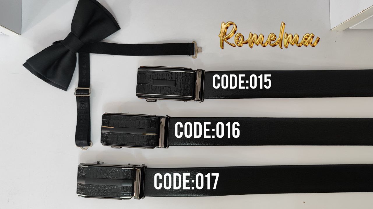 کمربند ریلی چرم جنس اصل Rail leather original belt Code:015