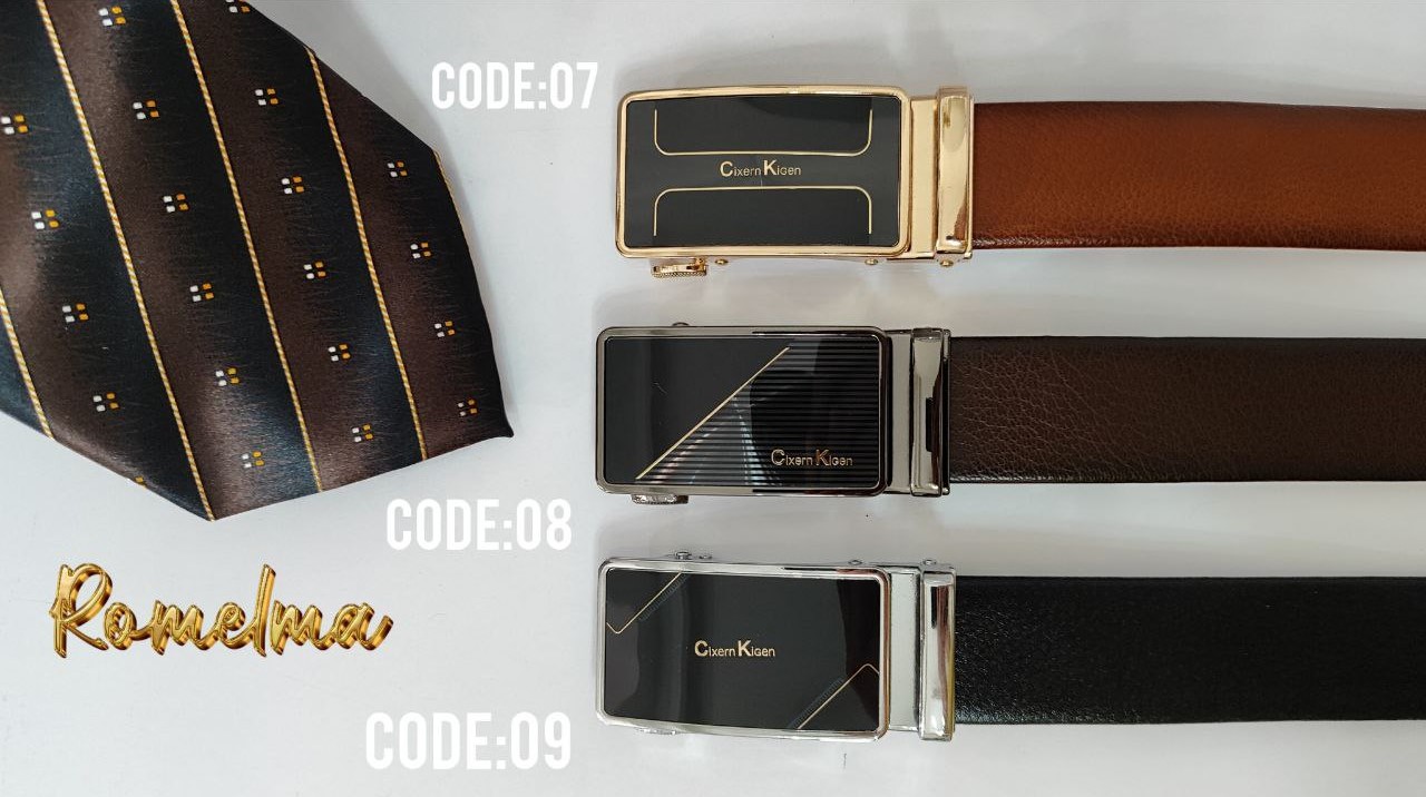 کمربند ریلی چرم جنس اصل Rail leather original belt Code:07