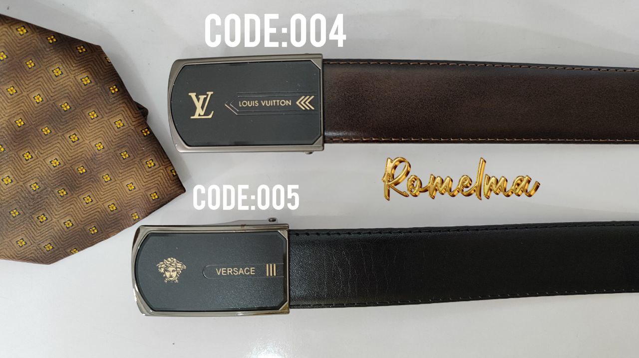 کمربند چرم سگک معمولی Regular buckle leather belt belt Code:004