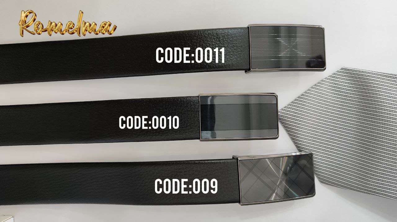 کمربند چرم سگک معمولی Regular buckle leather belt Code:009